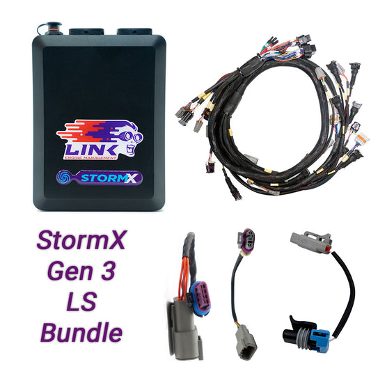 Gen3 LS Cable Throttle Bundle: G4X StormX ECU + LS Engine Harness bundle